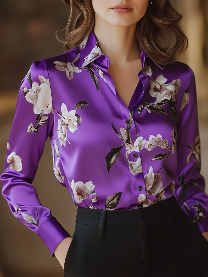 Monique™ Elegant Satin Blouse