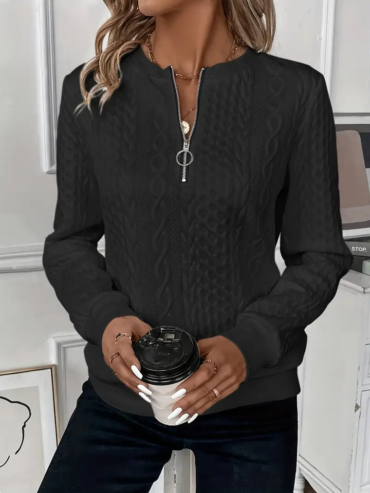 Britt | Sweater with Zipper
