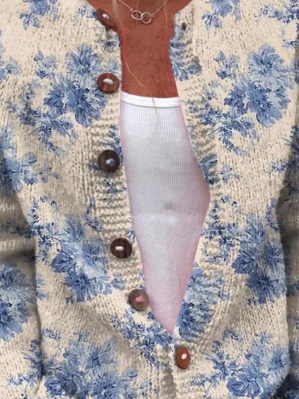 DAYSIE™ | VINTAGE KNIT CARDIGAN SWEATER