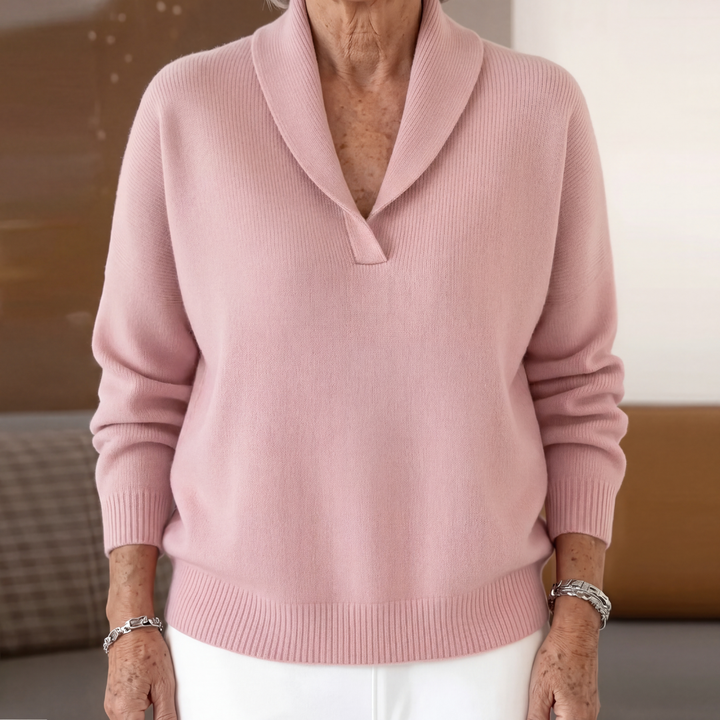 Margaret | The Forgiving-Fit V-Neck Jumper