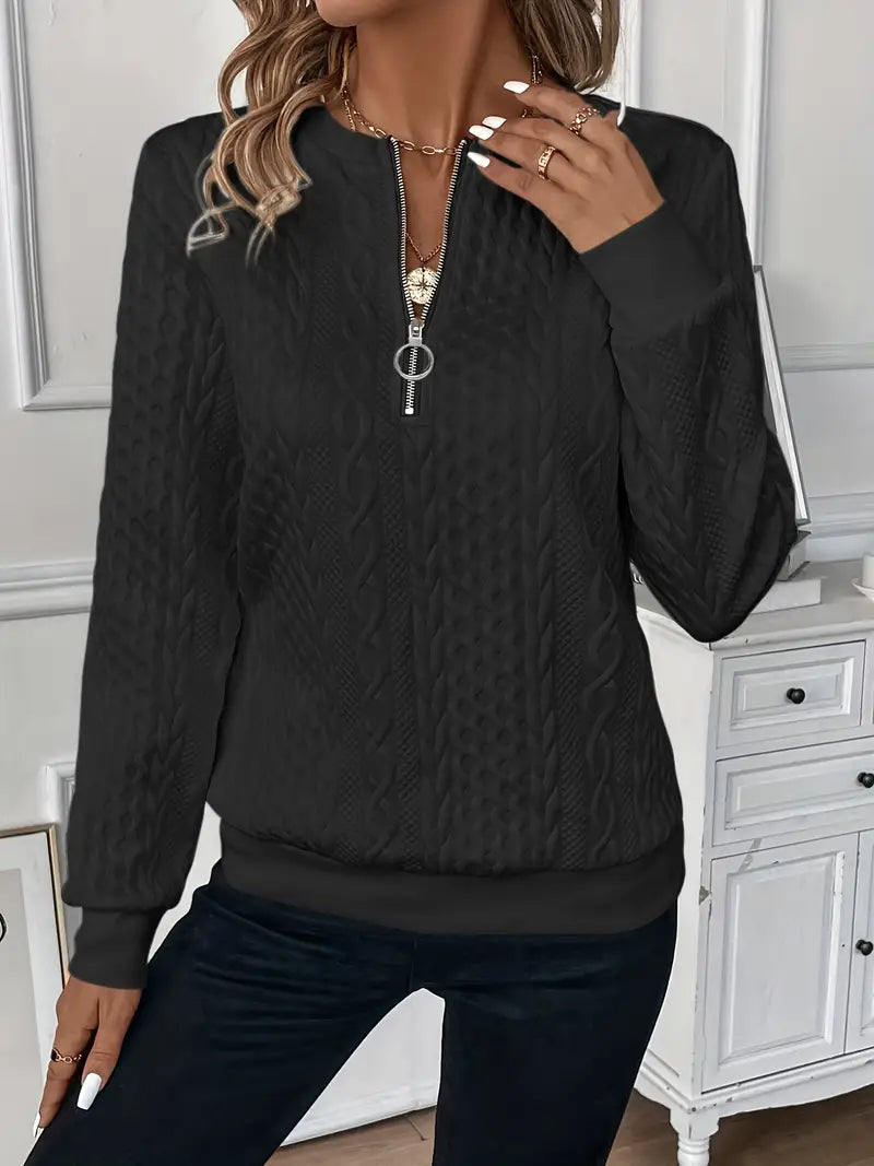 Britt | Sweater with Zipper