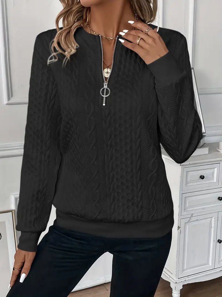 Britt | Sweater with Zipper