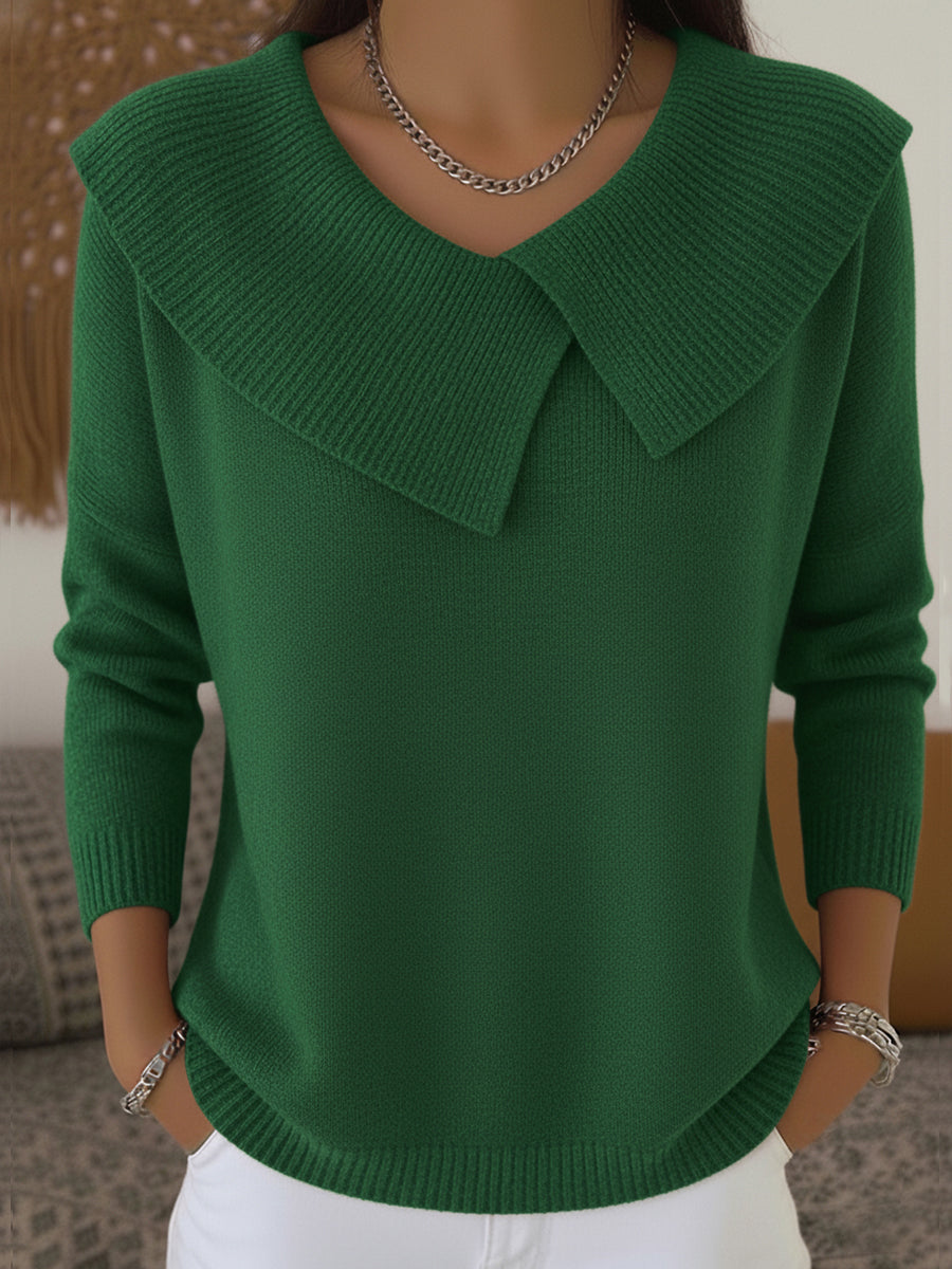 Ava | Warm Sweater with Soft Collar