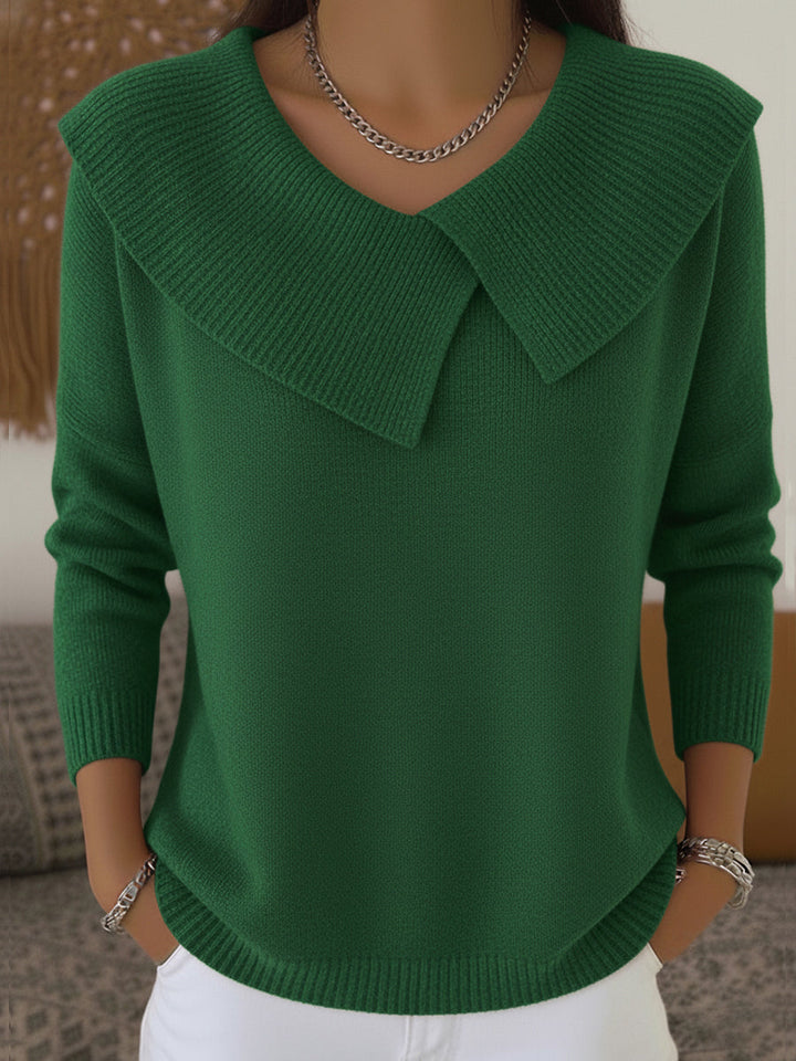 Ava | Warm Sweater with Soft Collar