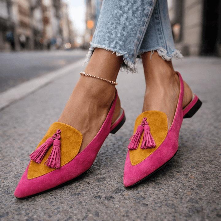Nancy | Sandals with straps and tassels