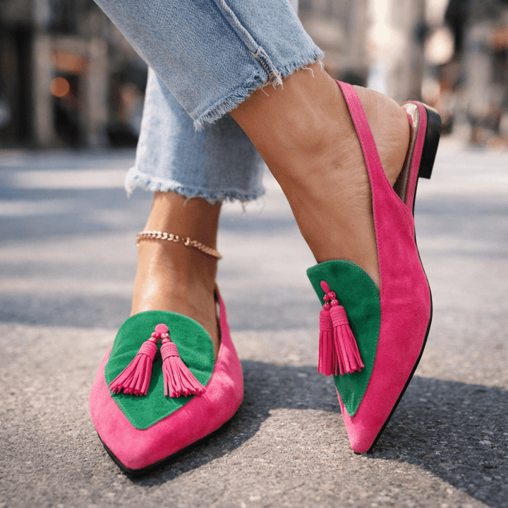 Nancy | Sandals with straps and tassels
