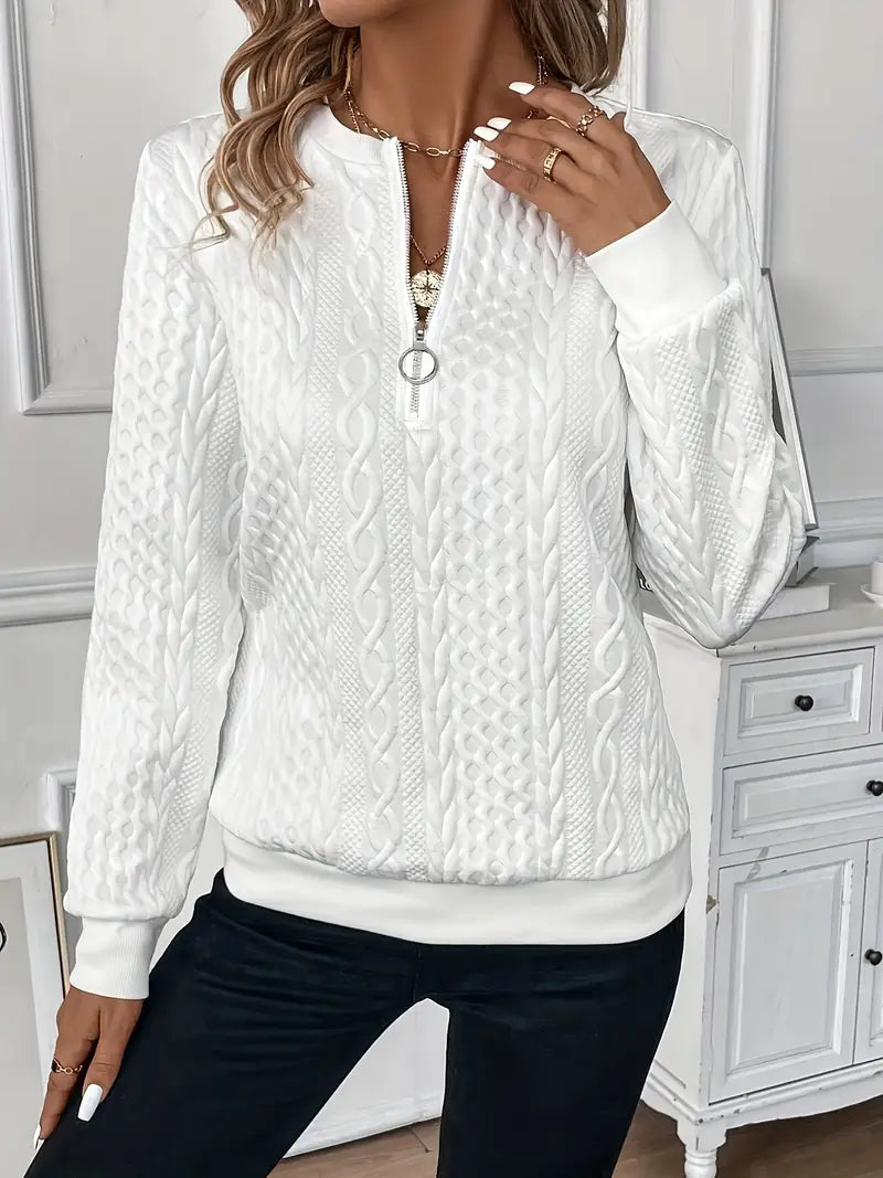 Britt | Sweater with Zipper