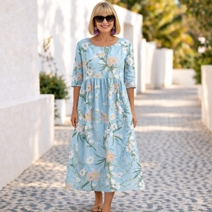 Mary | Summer Floral Dress
