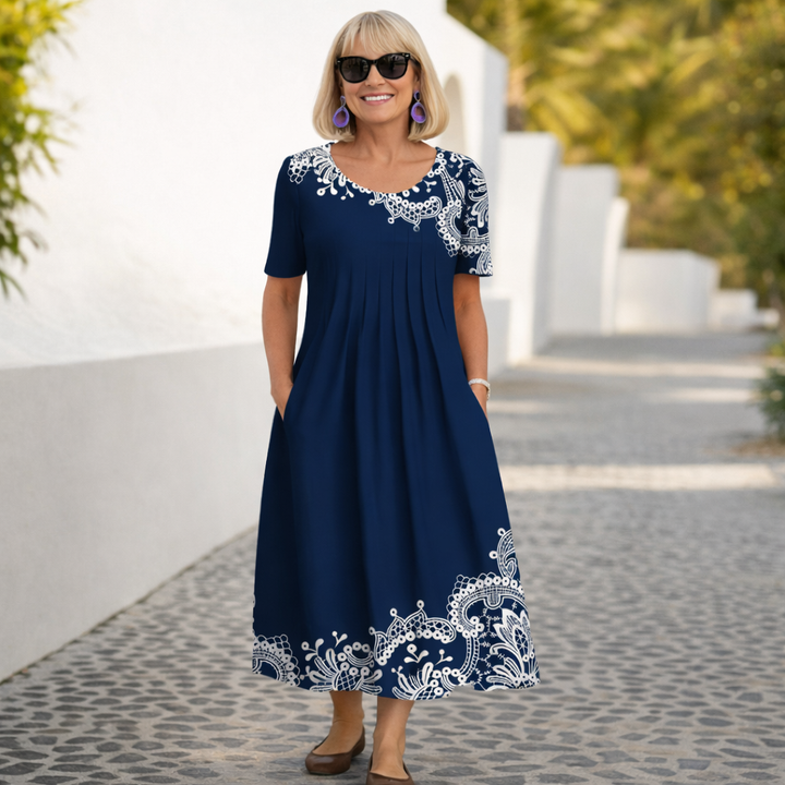 Robin | Floral Midi Dress