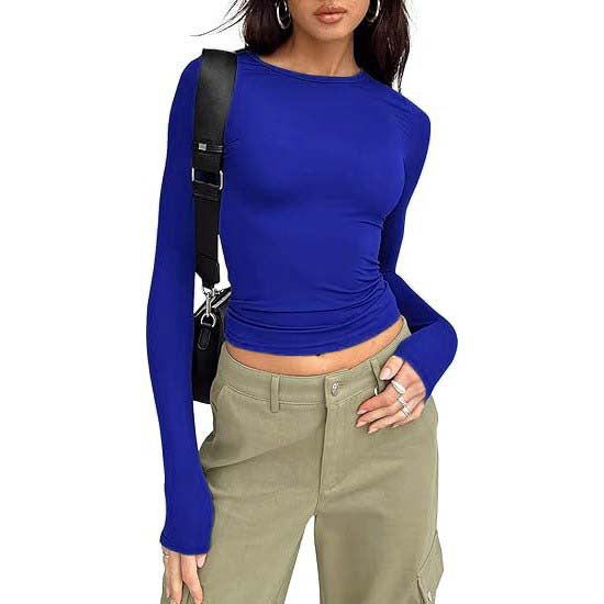 Jill - Casual Long Sleeve Round Neck Top