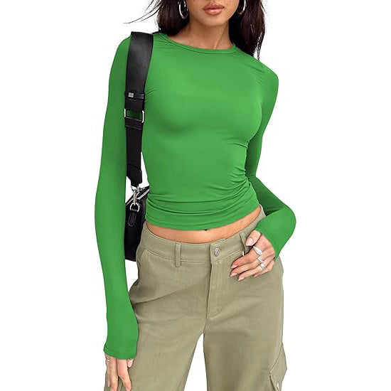 Jill - Casual Long Sleeve Round Neck Top