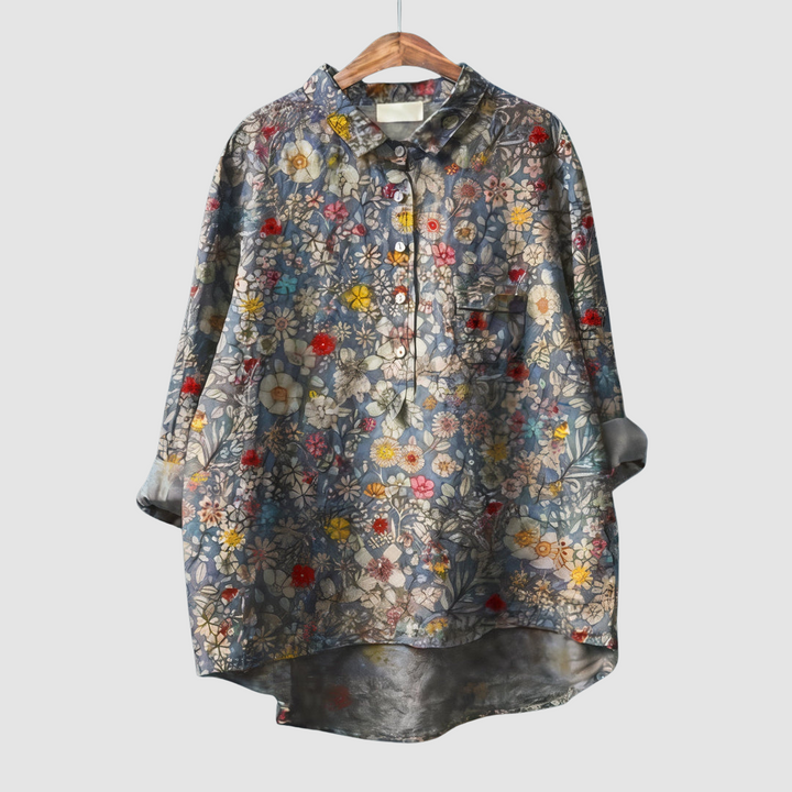 Luna™ Romantic Floral Print Blouse