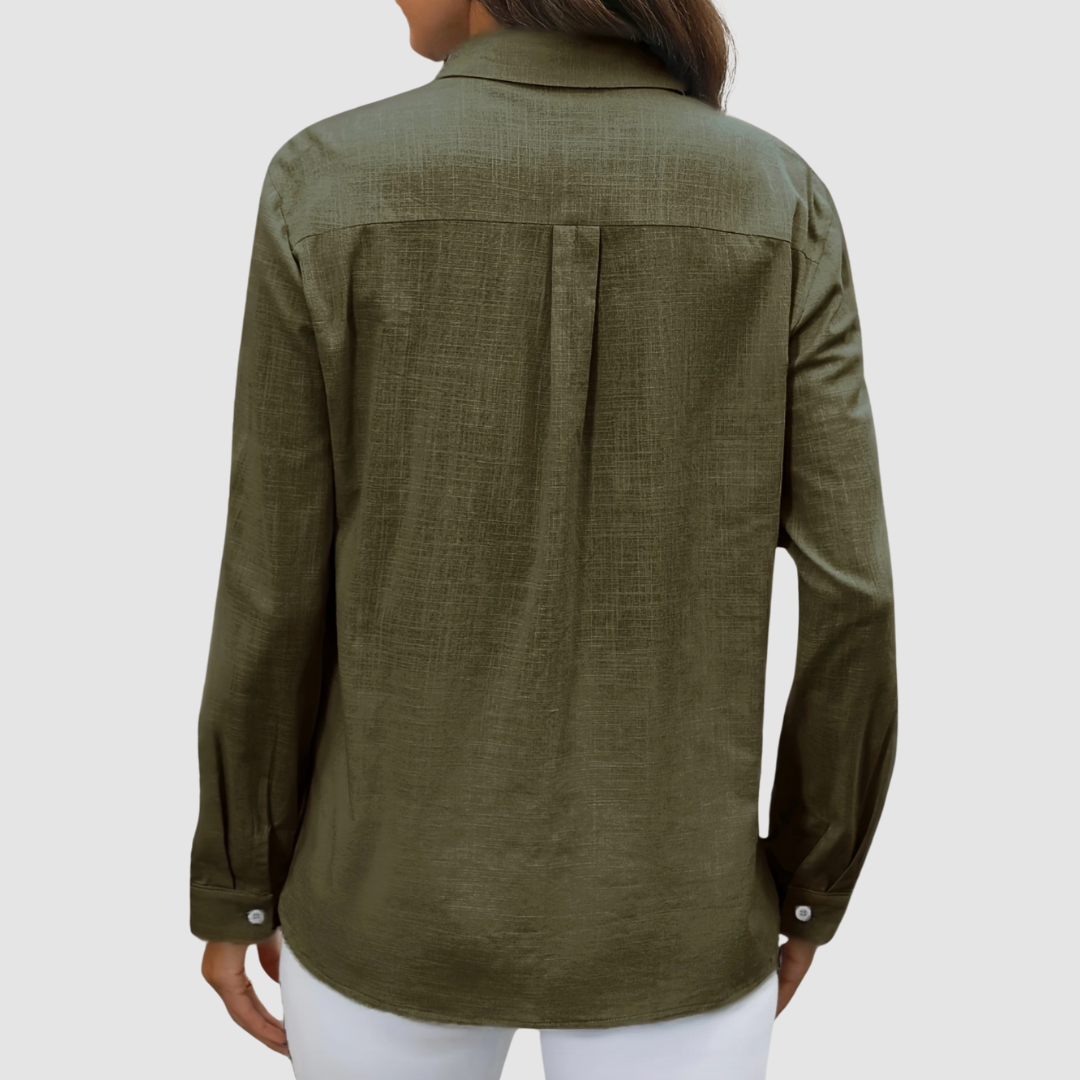 Celest™ Elegant pocket blouse