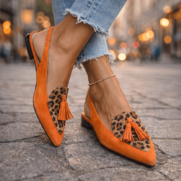 Nancy | Sandals with straps and tassels