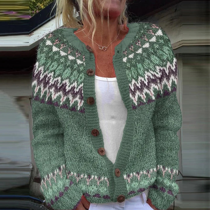 DELIA | VINTAGE ICELANDIC CARDIGAN