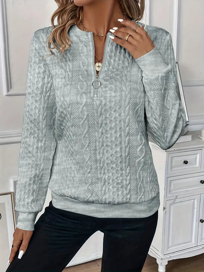 Britt | Sweater with Zipper