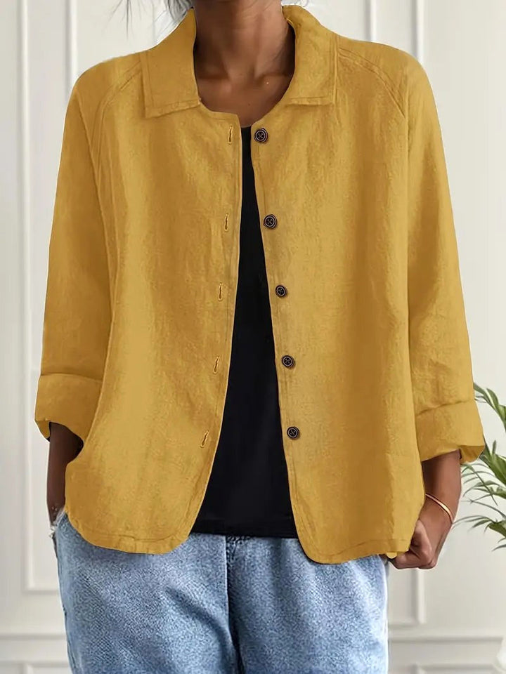Claire | Relaxed Button-Front Blouse